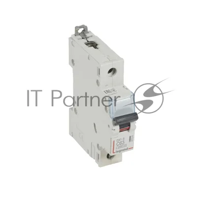 Выключатель автоматический DX3-E C63 1П 6000/6kA Авт.выкл.DX3-E C63 1П 6000/6kA