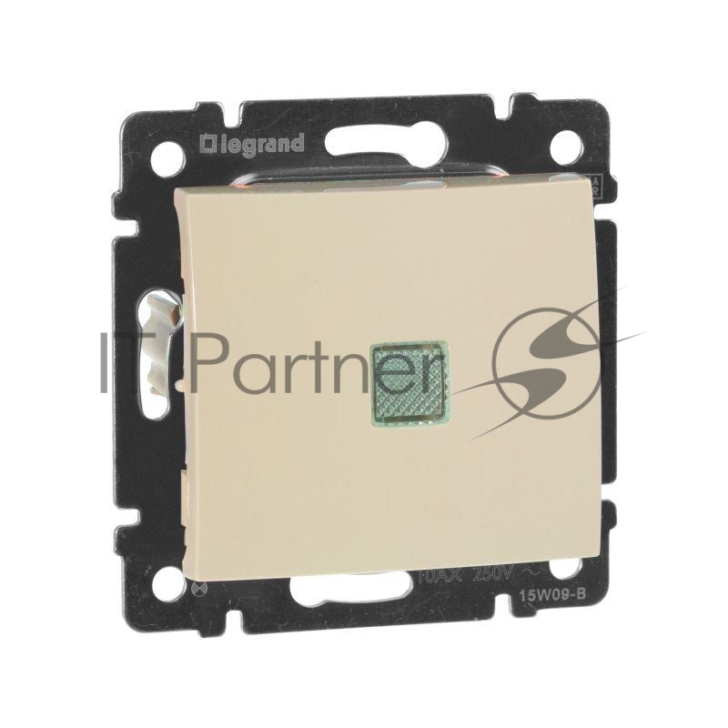 Выключатель Legrand 774310 Valena 10А c подсветкой, сл. кость