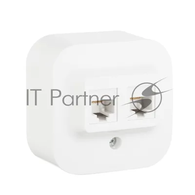 Электроустановочные изделия Legrand 782228 Двойная розетка RJ45 (Белая)
