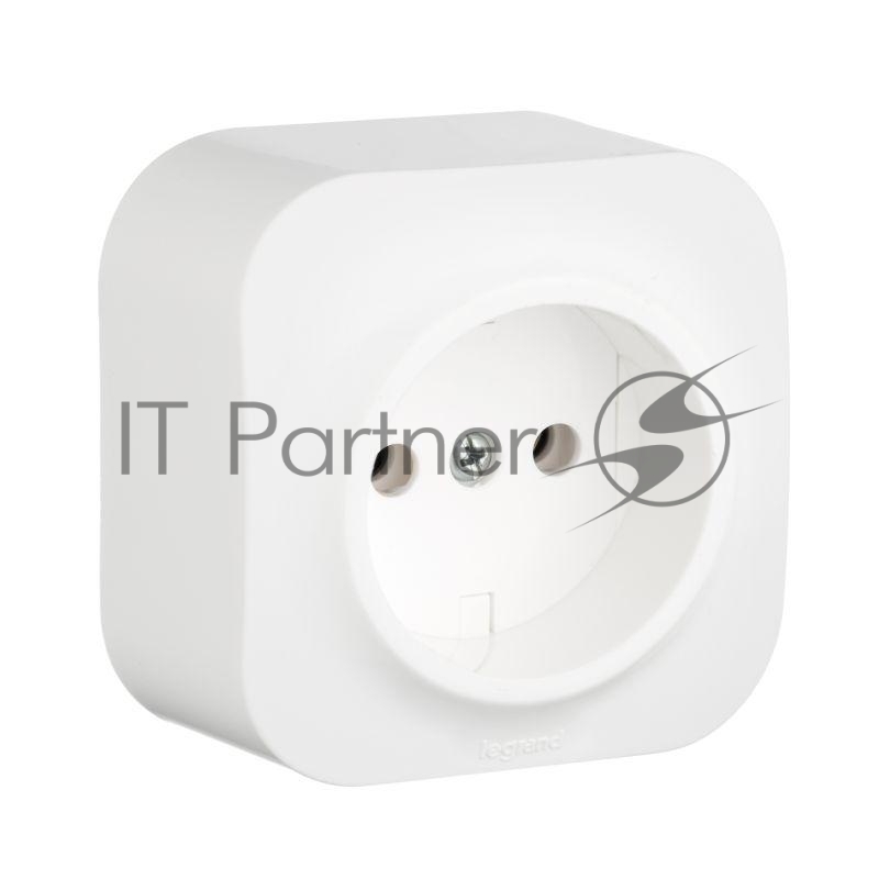 Розетка Legrand 782210 без заземления без шторок (Белая)