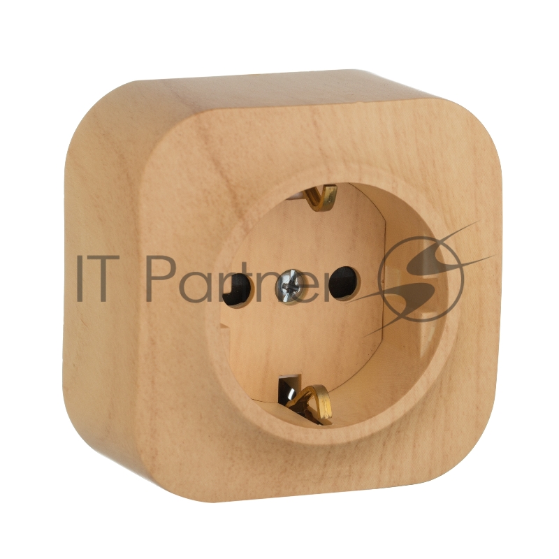 Legrand Legrand 782280 Розетка с заземлением с защитными шторками (Дерево)