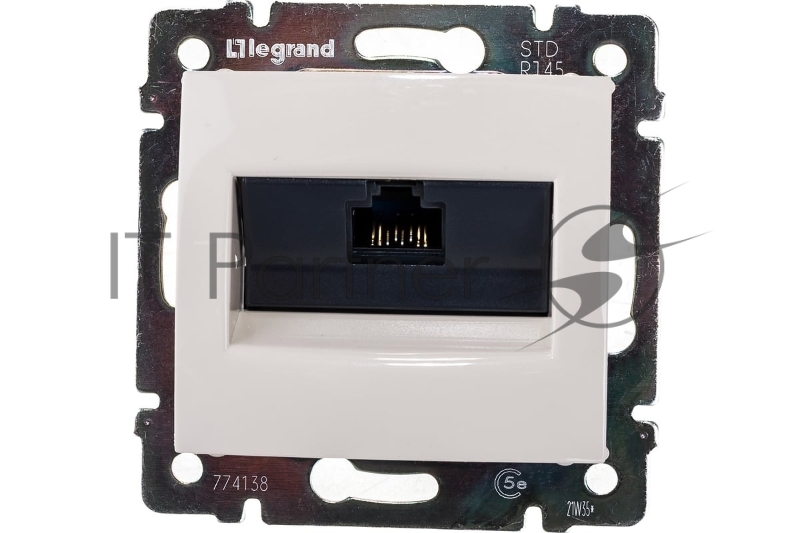 Розетка информационная Legrand 774138 RJ45 UTP кат5е 1в Valena слк вн