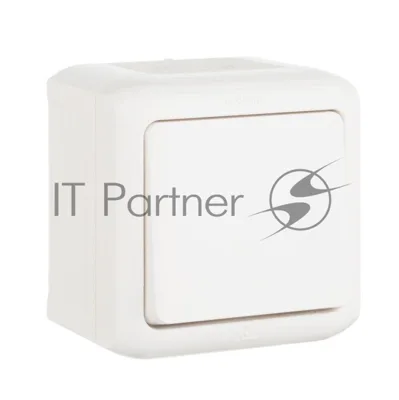 Переключатель одноклавишный IP44 (Белый) Legrand 782304