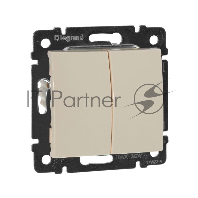 Переключатель Legrand 774308 Valena 2напр., 2-кл., сл. кость