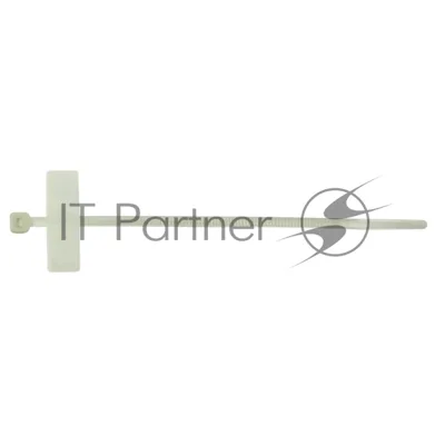 Стяжки MPT-210x3.0 пластиковые 210 мм х 3.0 мм с площадками для маркировки (100 шт.) (MPT-210x3.0)
