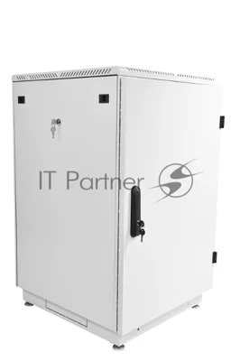 Шкаф телекоммуникационный напольный 18U (600x600) дверь металл (2 места), ШТК-М-18.6.6-3ААА