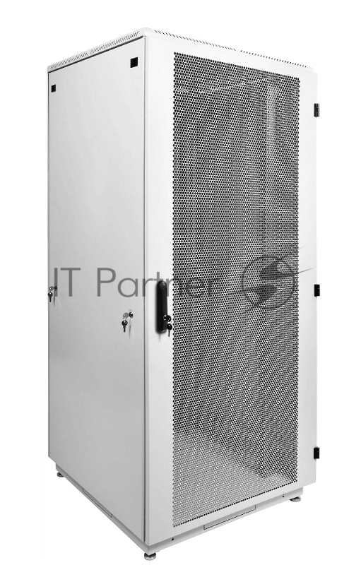 Шкаф телекоммуникационный напольный 42U (800x1000) дверь перфорированная (3 места), ШТК-М-42.8.10-4ААА