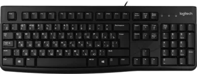 Клавиатура проводная Logitech K120 for business, USB черный (заводская гравировка)