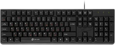 Клавиатура Oklick 100M HW3 проводная, USB Type-A, чёрный