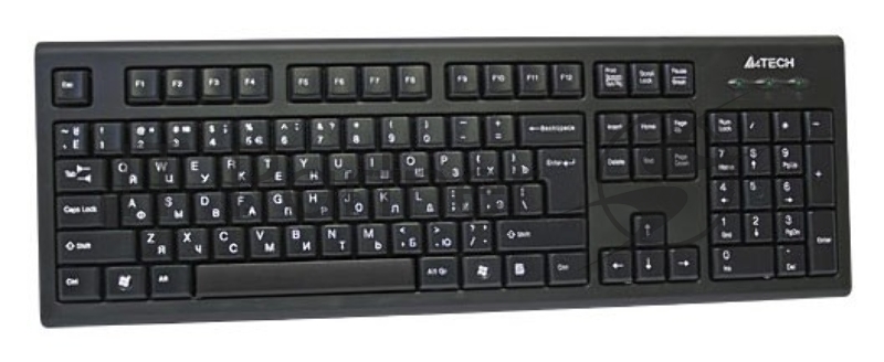 Клавиатура проводная A4Tech KR-85 USB черный