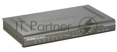 Интернет-телефония D-Link DVG-5008SG/A1A Голосовой шлюз с 8 FXS-портами, 1 WAN-портом 10/100/1000Base-T и 4 LAN-портами 10/1000Base-T