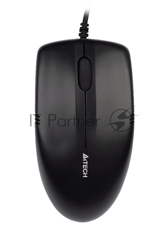 Мышь проводная A4Tech OP-530NU черный, 1200 dpi, USB, кнопки - 3