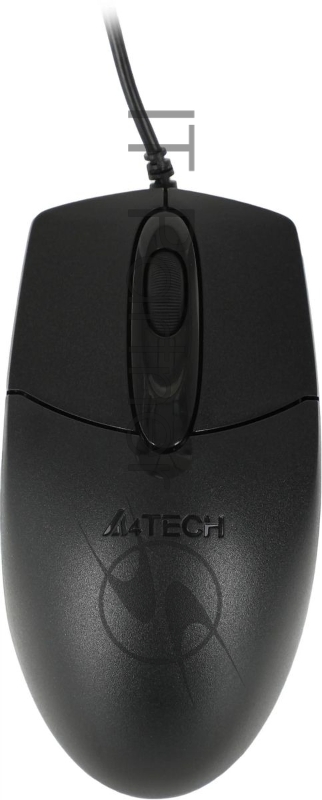 Мышь проводная A4Tech OP-720 черный, 1200 dpi, USB, кнопки - 3