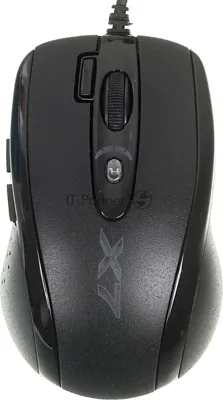 Мышь проводная A4Tech X-710MK черный, 2000 dpi, USB, кнопки - 7