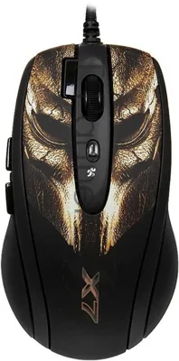 Мышь проводная A4Tech XL-750BH черный, 3600 dpi, USB, кнопки - 7
