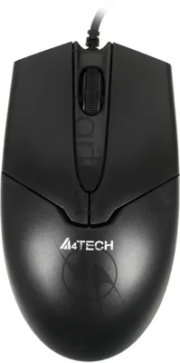 Мышь проводная A4Tech OP-550NU черный, 1200 dpi, USB Type-A, кнопки - 3