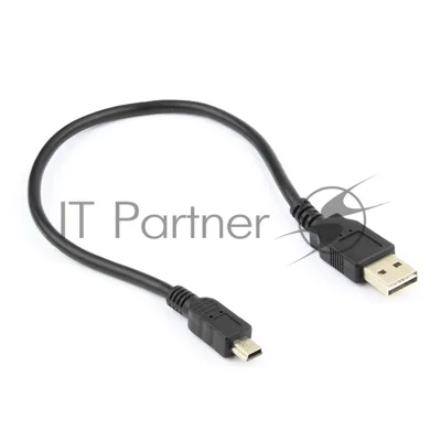 Кабель Gembird/Cablexpert USB 2.0, мультиразъем USB, AM/miniB 5P, 30см, пакет