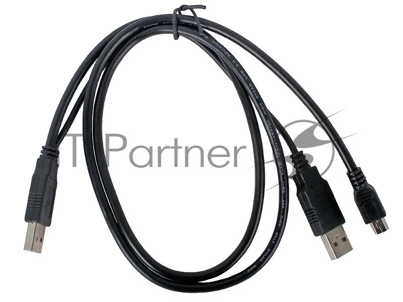 Кабель Gembird/Cablexpert USB 2.0 Pro, 2xAM/miniBM 5P, 0.9м, экран, черный