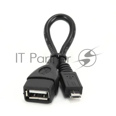 Кабель Gembird/Cablexpert AF/MicroBM, USB 2.0 OTG, 0.15м, пакет