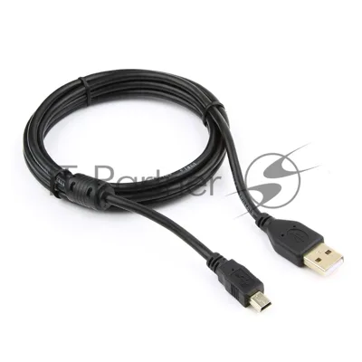 Кабель Gembird PRO USB 2.0 для соед. 1.8м А-miniB (5 pin) позол.конт., фер.кол.