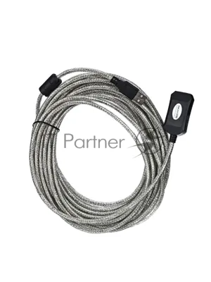 Кабель AM/AF USB2.0 10м AOpen удлинитель активный(с усилителем) USB2.0-repeater, ACU823-10M