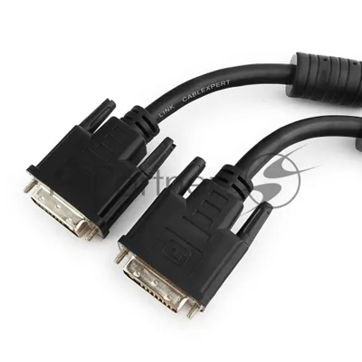 Кабель DVI-D single link Gembird/Cablexpert, 19M/19M, 1.8м, черный, экран, феррит.кольца, пакет (CC-DVI-BK-6)