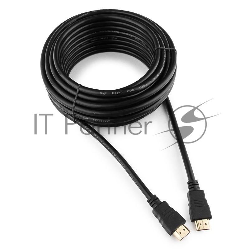 Кабель Cablexpert HDMI CC-HDMI4-10M, 19M/19M, v2.0, медь, позол.разъемы, экран, 10м, черный, пакет