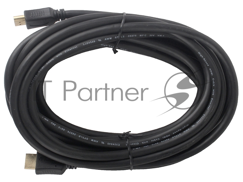 Кабель Cablexpert HDMI CC-HDMI4-7.5M, 19M/19M, v2.0, медь, позол.разъемы, экран, 7.5м, черный, пакет