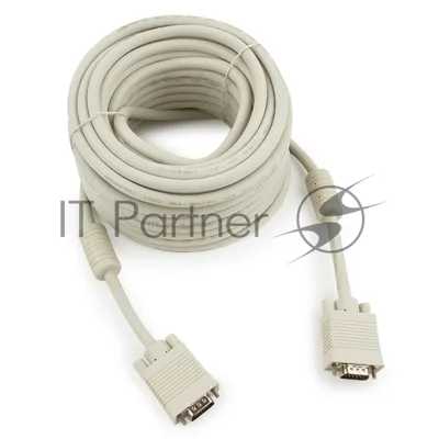 Кабель Gembird/Cablexpert VGA Premium,15M/15M,15м, тройн. экран,феррит. кольца,пакет