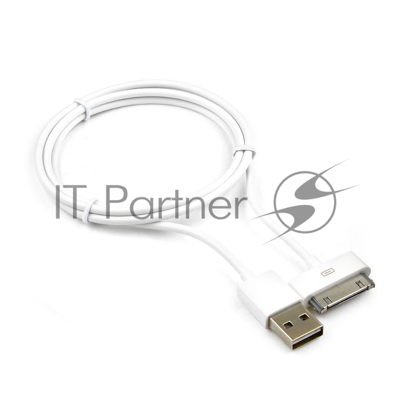 Кабель Gembird USB AM/Apple для iPad/iPhone/iPod, 1м белый, блистер