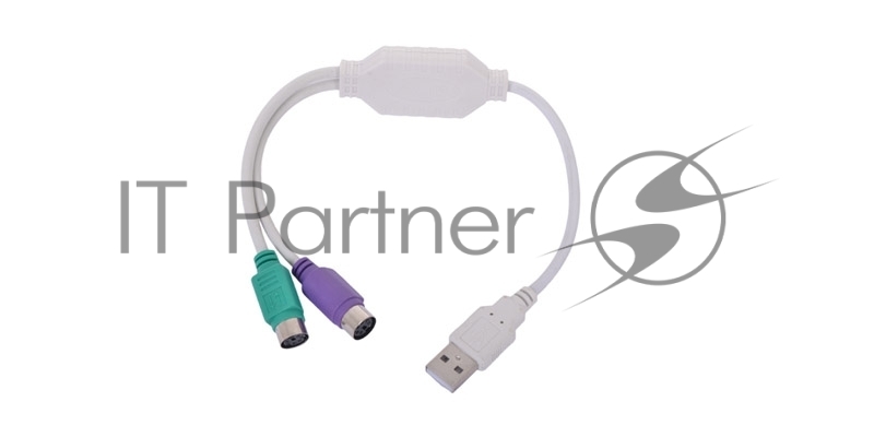 Переходник Gembird Конвертер с USB Am на 2xPS/2 UAPS12