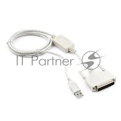 Переходник Gembird Переходник с USB DB25M/AM 1.8m блистер