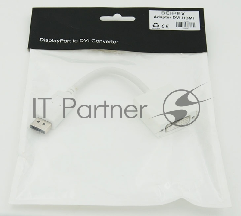 Переходник DisplayPort DisplayPort Behpex (m)/DVI (f)