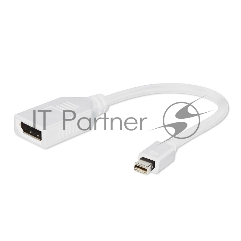 Переходник Gembird Переходник miniDisplayPort - DisplayPort, 20M/20F, 16см, белый