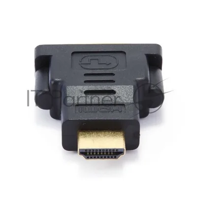 Переходник Gembird Переходник HDMI-DVI 19M/25F, золотые разъемы, пакет