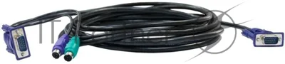 Набор кабелей D-LINK DKVM-CB3 для DKVM - 2хPS/2,1xVGA, 3м