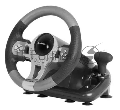 Игровой руль Defender FORSAGE 12 кн+2перекл.+1перекл. 8-ми позиц., USB