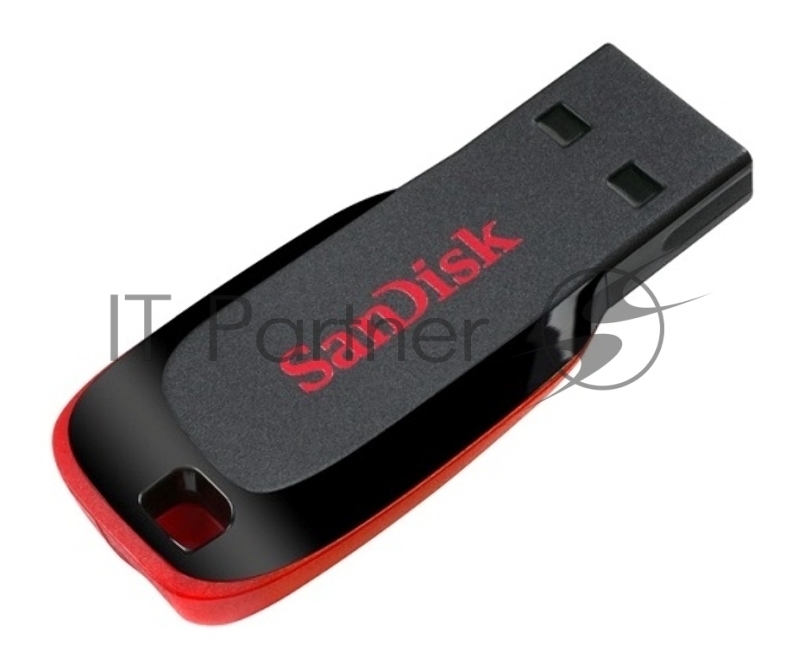 Флешка USB Sandisk CZ50 Cruzer Blade (SDCZ50-064G-B35), 64Gb, USB 2.0, R/W 15/4, черный/красный