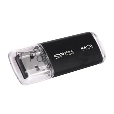 Флешка USB Silicon Power R/W USB 64Gb Ultima II SP064Gb,UF2M01V1K USB 2.0, черный