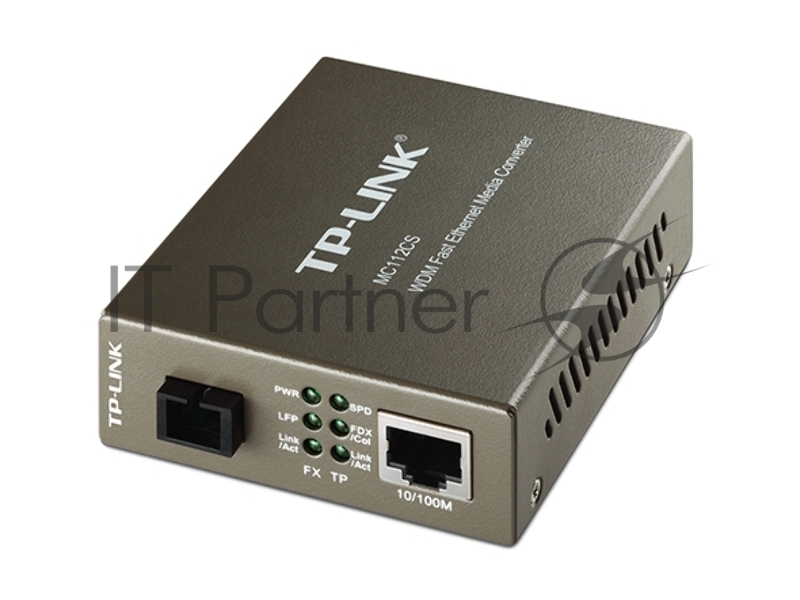 Коммутатор сетевой TP-Link SMB MC112CS Медиаконвертер 10/100M RJ45 to 100M single-mode, Full-duplex, up to 20Km