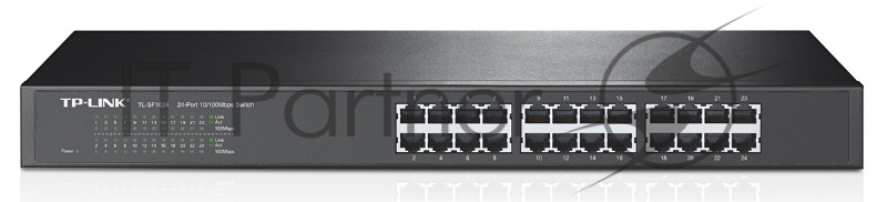 Коммутатор сетевой TP-Link SMB TL-SF1024 Коммутатор 24-port 10/100M Switch, 1U 19-inch rack-mountable steel case