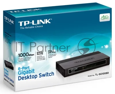 Коммутатор TP-Link SMB TL-SG1008D 8-port Gigabit Switch, plastic case