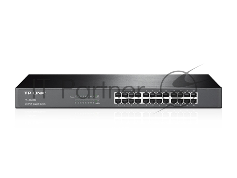 Коммутатор сетевой TP-Link SMB TL-SG1024 Коммутатор 24LAN 10/100/1000Mb/s Unmanagersd Gigabit Rackmount Switch