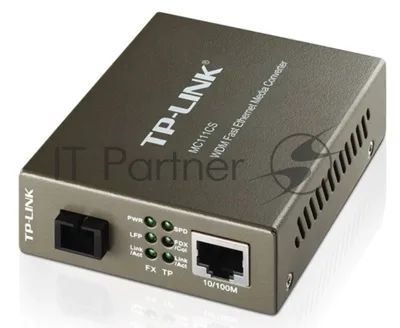Медиаконвертер TP-Link MC111CS SMB 10/100M RJ45 to 100M single-mode, Full-duplex, up to 20Km