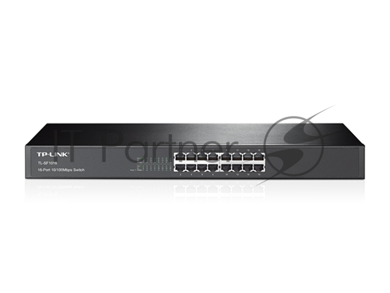 Коммутатор сетевой TP-Link SMB TL-SF1016 Коммутатор 16-port 10/100M Desktop Switch, 16 10/100M RJ45 ports, Plastic case