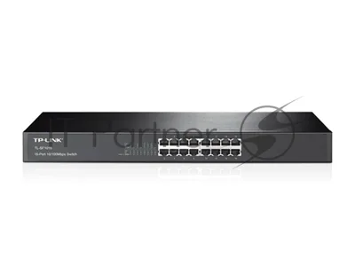 Коммутатор сетевой TP-Link SMB TL-SF1016 Коммутатор 16-port 10/100M Desktop Switch, 16 10/100M RJ45 ports, Plastic case