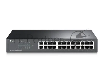 Коммутатор TP-Link TL-SF1024D, 24×100 Мбит/с, неуправляемый
