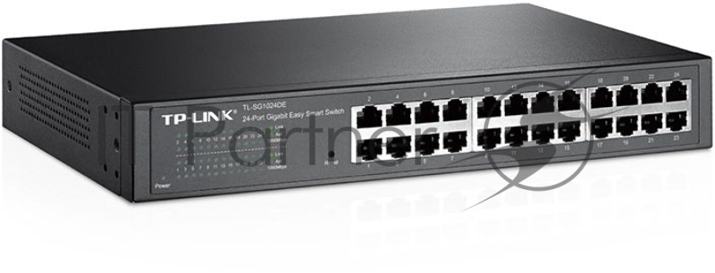 Коммутатор TP-Link SMB TL-SG1024DE 24-Port Gigabit Easy Smart Switch, 24 10/100/1000Mbps RJ45 ports, MTU/Port/Tag-based VLAN, QoS, IGMP Snooping