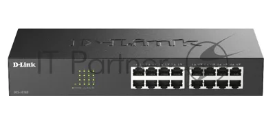 Коммутатор D-Link DES-1016D, 16×100 Мбит/с, неуправляемый