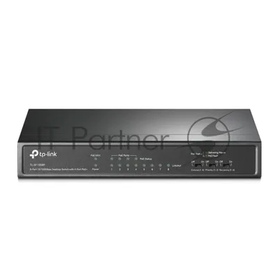 Коммутатор TP-Link TL-SF1008P, 4×100 Мбит/с PoE+ + 4×100 Мбит/с Uplink, неуправляемый